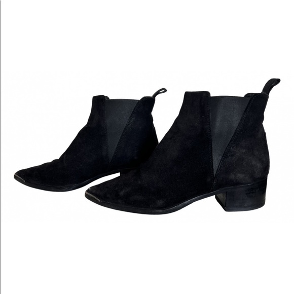 Acne Studios Jensen Chelsea Black Suede Boots EU 36 US 7 - Picture 1 of 7